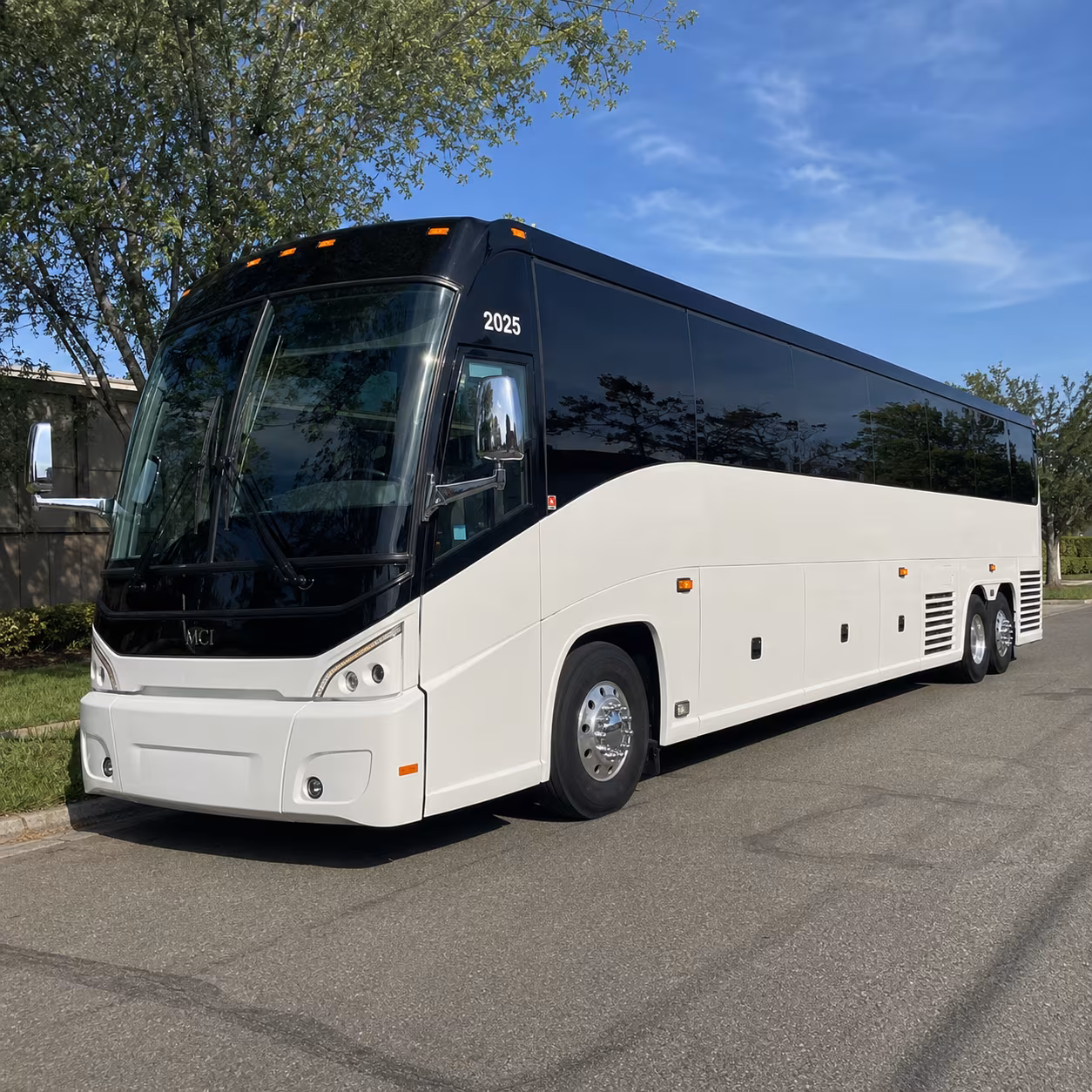 nampa charter bus rental exterior