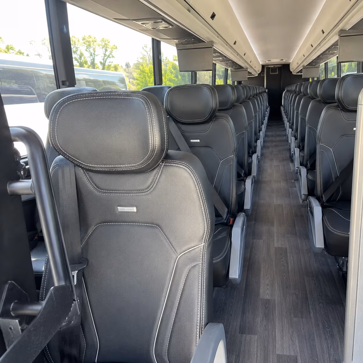 nampa charter bus rental inside