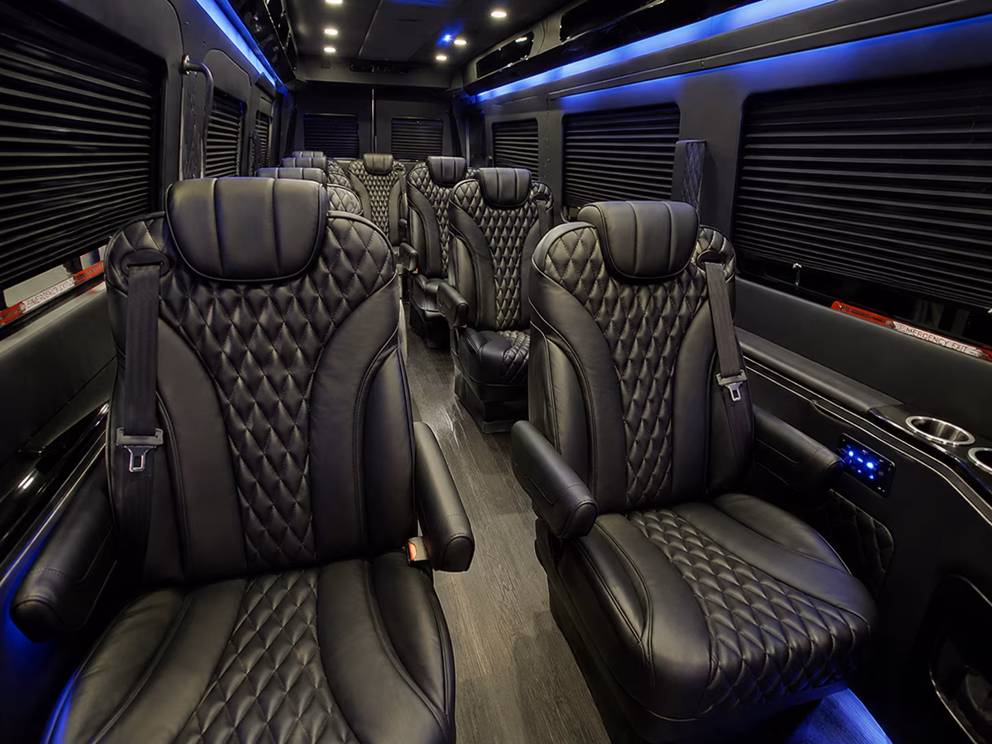 nampa wedding transportation onboard seating